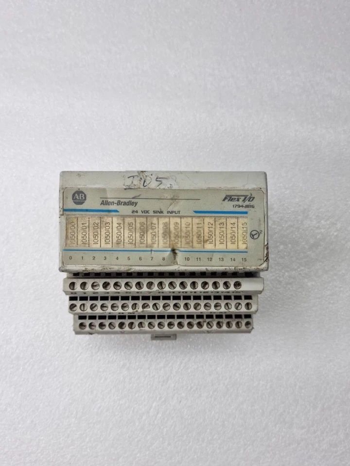 Allne-Bradley 24VDC Sink Input Flex I/O 1794-IB16 Used 1794IB16